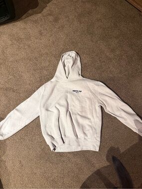 White Fox Boutique Light Gray Hoodie Sweater
